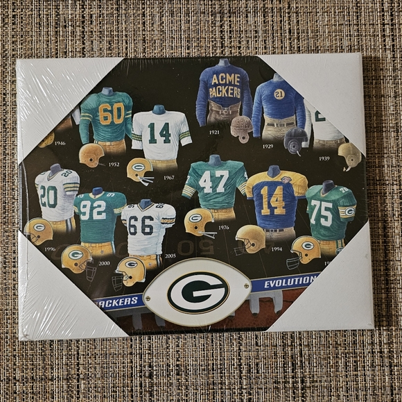 NFL Evolution Plaque Green Bay Packers 10x8 NIP - Picture 1 of 4
